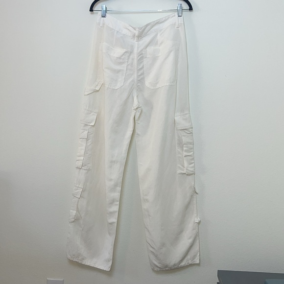 NWT H&M Women’s Wide leg High Waisted Cargo Trousers - Picture 4 of 11